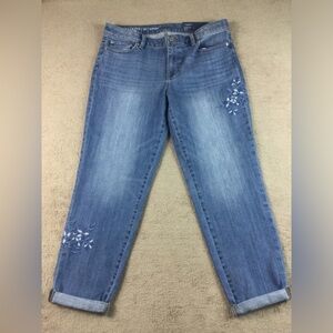 Talbots Flawless girlfriend jeans Womens size 10 ankle length mid rise